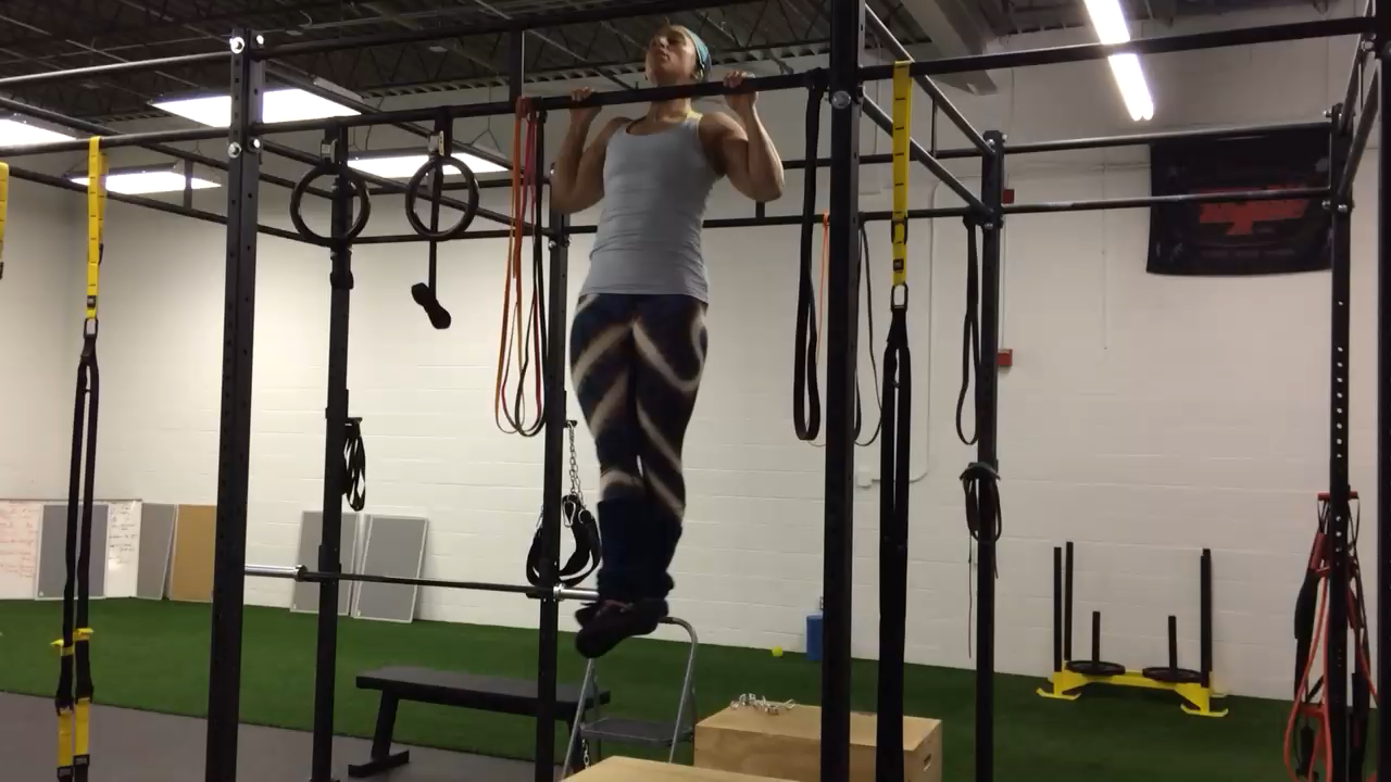 The Pull-up: “Cross Your Legs & Get Tight To Get Light!”